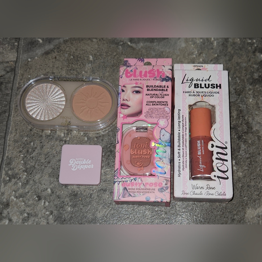Kleancolor Bronze & Glow, Bronzer, Liquid & Powder Blush BNIB